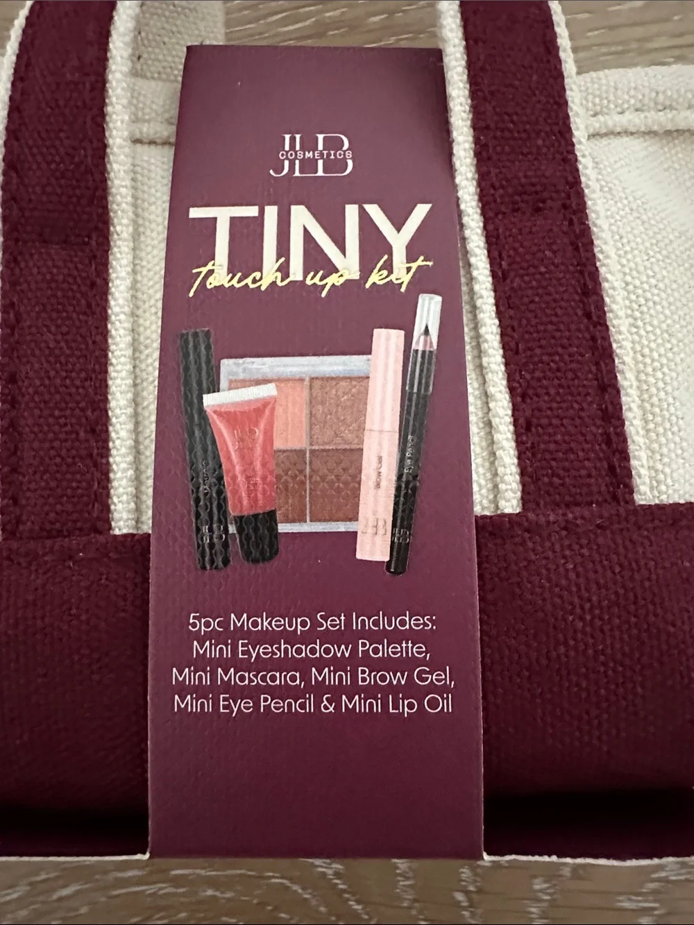 Touch-Up Kit 5pc Eyeshadow Set — Burgundy & Cream